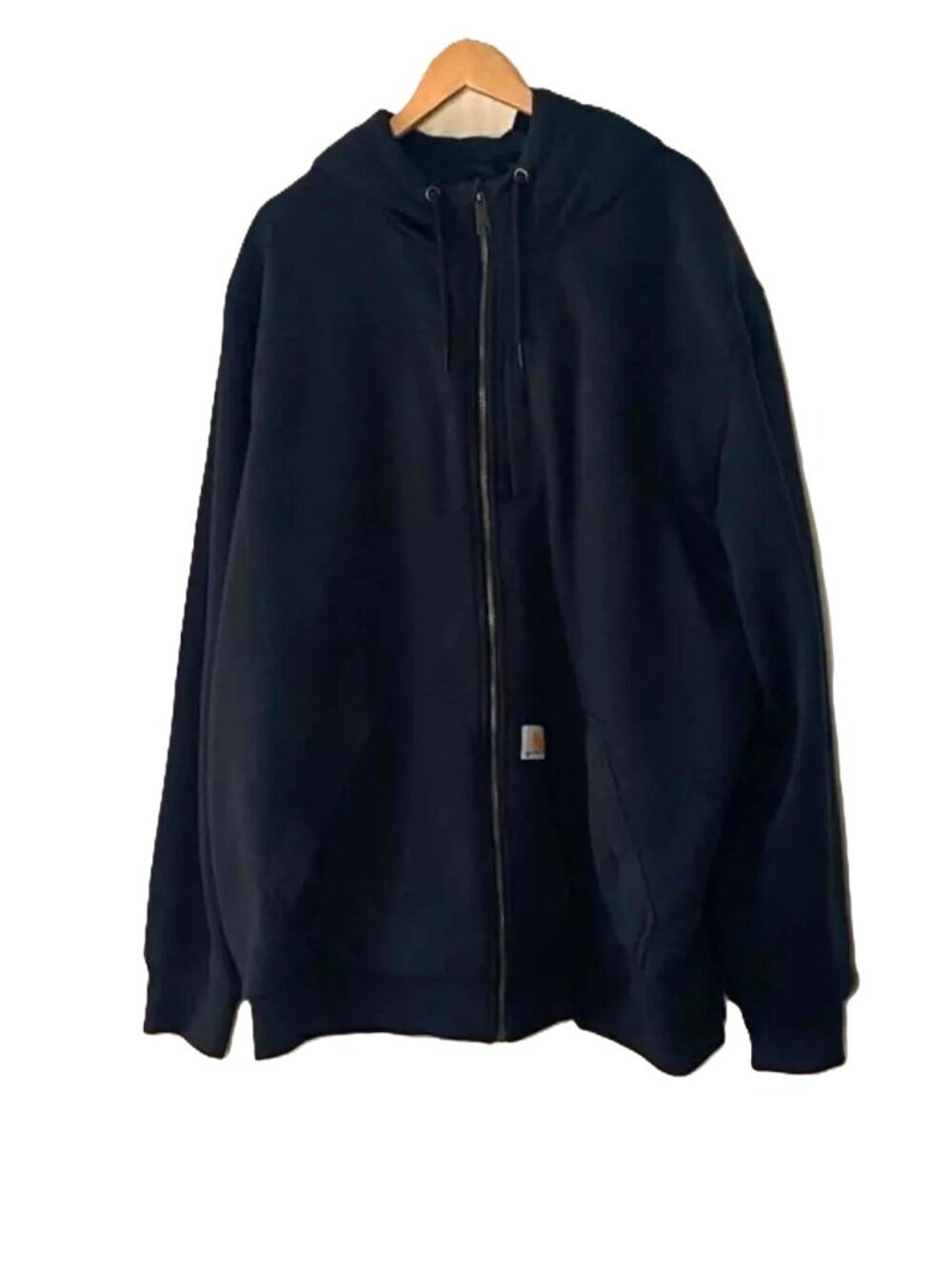 Carhartt 103312 Rain Defender Quilt Lined Full Zip Hooded Sweatshirt 3XLT Black